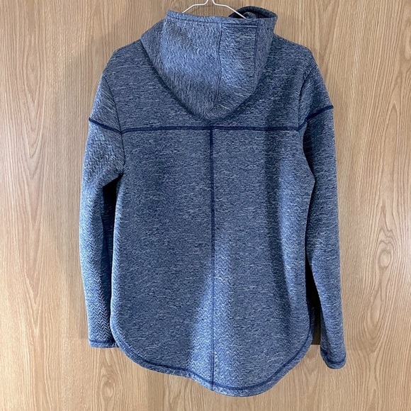 Puma Heather Blue Cold Weather Hi-Lo Hoodie - Picture 2 of 3
